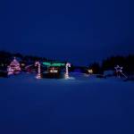 A home in the Baycrest Hill area is one of the entries in the Let it Glow holiday lighting contest. (Photo courtesy Homer Chamber of Commerce)