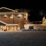 A home in the Baycrest Hill area is one of the entries in the Let it Glow holiday lighting contest. (Photo courtesy Homer Chamber of Commerce)