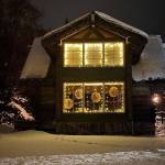 Dharmic Spruce on East End Road is one of the entries in the Let it Glow holiday lighting contest. (Photo courtesy Homer Chamber of Commerce)