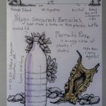 Kim McNetts exhibit at Bunnell Street Arts Center includes images from her nature journals. The show continues through Dec. 24, 2021, at the gallery in Homer, Alaska. (Photo by Michael Armstrong/Homer News)