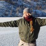 Skating on Jean Lake on Nov. 21, 2021. (Photo courtesy Sabine Poux on Ashlyn OHaras camera)