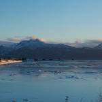 The icy view of Kachemak Bay and the Homer Spit is enough to make any person shiver from the recent cold weather. (Photo by Sarah Knapp/Homer News)