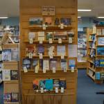 A display at the Homer Bookstore on Tuesday, Jan. 18, 2022, features the top-20 best-selling books for 2021. (Photo by Michael Armstrong/Homer News)