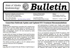 A State of Alaska epidemiology bulletin can be found at https://dhss.alaska.gov/dph/Epi/pages/default.aspx.