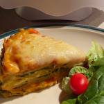 The secret to this homemade vegetarian lasagna is the addition of fresh noodles from scratch. (Photo by Tressa Dale/Peninsula Clarion)