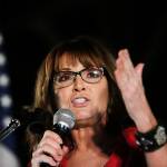 Then-vice presidential candidate Sarah Palin speaks at a rally in Montgomery, Ala., in 2017. Palin is on the verge of making new headlines in a legal battle with The New York Times. A defamation lawsuit against the Times, brought by the brash former Alaska governor in 2017, is set to go to trial starting Monday, Jan. 24, 2022 in federal court in Manhattan. (AP Photo / Brynn Anderson)