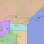 Screenshot / Alaska Redistricting Board
The Alaska Redistricting Boards decision to pair District 21 (teal) and District 22 (purple) into one senate district is the subject of a lawsuit from East Anchorage residents of District 21. An Anchorage Superior Court heard the first arguments in that case on Friday, Jan. 21, 2022, part of several lawsuits against the Redistricting Board that have been consolidated into a single case.
