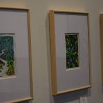 Laura Deweys art is on display at the Kenai Chamber of Commerce and Visitor Center on Wednesday, Jan. 19, 2022. (Camille Botello/Peninsula Clarion)