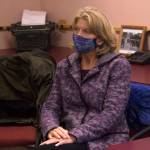 U.S. Senator Lisa Murkowski, visits with Homer News staff during her trip to Homer on Wednesday, Jan. 26. (Photo by Sarah Knapp/Homer News)