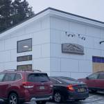 Grace Ridge Brewing drew a small crowd for its reopening last Friday, Feb. 11, 2022, at the new location on Smoky Bay Way in Homer, Alaska. (Photo by Michael Armstrong/Homer News)