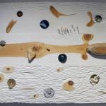 Don Deckers Beach Walk: Winter, one of his works in his exhibit, Thin Ice, showing through February at Bunnell Street Arts Center in Homer, Alaska. (Photo by Michael Armstrong/Homer News)