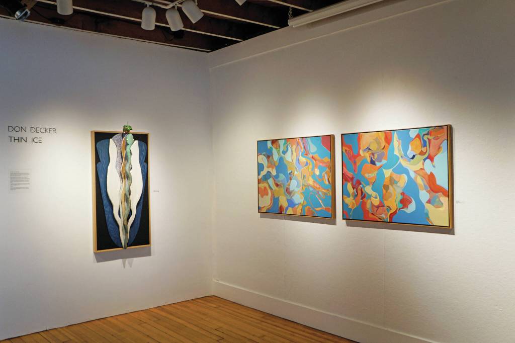 Don Deckers exhibit, Thin Ice, showing through February at Bunnell Street Arts Center in Homer, Alaska. (Photo by Michael Armstrong/Homer News)