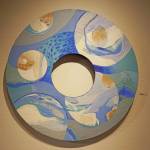 Photo by Michael Armstrong/Homer News 
Don Deckers An Arctic Circle: A, one of his works in his exhibit, Thin Ice, showing through February at Bunnell Street Arts Center in Homer.