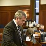 Rep. Chris Tuck, D-Anchorage, seen here on Feb. 7, 2022, announced Thursday he was running to fill the Alaska State Senate seat soon to be vacated by Sen. Elvi Gray-Jackson who's announced a bid for the U.S. Senate. (Peter Segall / Juneau Empire)