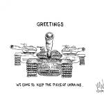 Michael OMearas cartoon for Feb. 24, 2022.