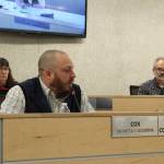 Assembly member Tyson Cox speaks during a meeting of the Kenai Peninsula Borough Assembly on Tuesday, Feb. 15, 2022 in Soldotna, Alaska. (Ashlyn O’Hara/Peninsula Clarion)