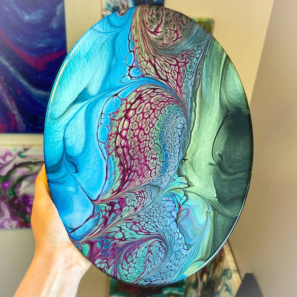 AnnaLisa Cox's acrylic paintings are on display in March at Ptarmigan Arts. (Photo provided)