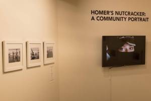 Several of Rafael de la Uz's photographs from his exhibit at the Pratt Museum & Park in Homer, Alaska. (Photograph by Sean McDermott)