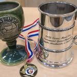 Sweetgale Meadworks & Cider House owner Jason Davis received these awards for “Best in Show” at the 9th annual Texas Mead Cup, held in February. The Alpine Blueberry Mead from Sweetgale also took first place in the “berry melomel” category. (Photo by Jason Davis)