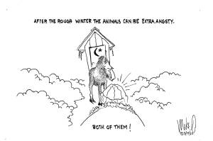 Michael O'Meara's cartoon for March 17, 2022.