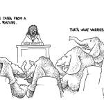 Michael OMearas cartoon for March 24, 2022.