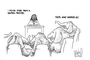 Michael OMearas cartoon for March 24, 2022.