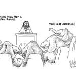 Michael OMearas cartoon for March 24, 2022.