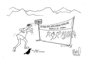 Michael OMearas cartoon for March 31, 2022.