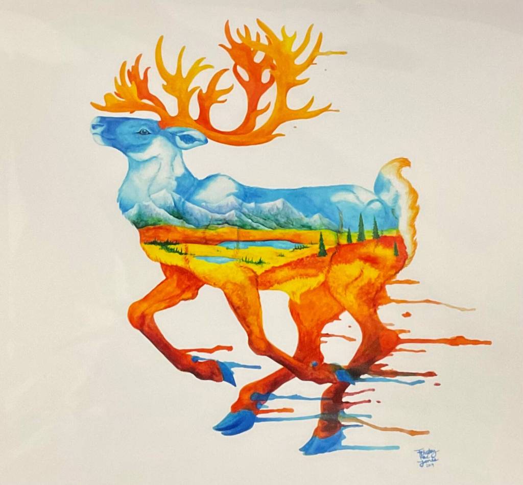 Art by Felicity Jones shows in an exhibit opening Friday, Apri 1, 2022, at the Art Shop Gallery in Homer, Alaska. (Photo provided)