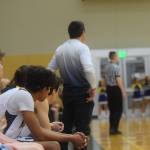 The Homer Mariners match up against Barrow during the Class 3A boys basketball fourth-place semifinals at the Alaska Airlines Center in Anchorage, Alaska, on Thursday, March 24, 2022. (Camille Botello/Peninsula Clarion)