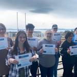 The third quarter Mariners on the Move are, from left to right, Melanie Morris, Jasmine Lurus, Mylan Johnson, Ainsley Boss-Harmon, Abbey Morgan, Heather Shea and Edward Gonzalez Anahonak. (Photo provided)