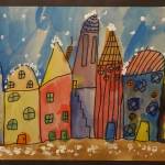 McNeil Canyon Elementary School student Cedar Galbraith's watercolor and ink painting. (Photo by Michael Armstrong/Homer News)