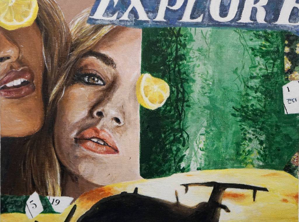 Grade 12 Homer High School student Mariah McGuire's "Someday." McGuire was named the Homer Council on the Arts Youth Artist of the Year for 2021. (Photo by Michael Armstrong/Homer News)