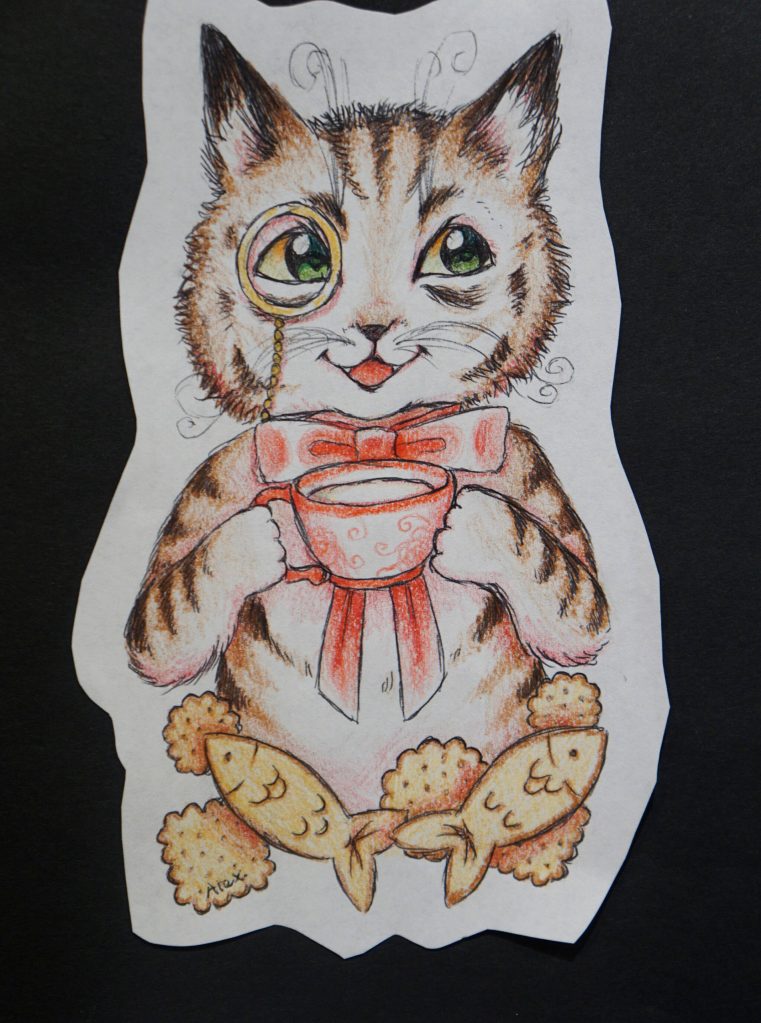 Grade 12 Voznesenka School student Alexandria Basargin's "Asian Dinner." (Photo by Michael Armstrong/Homer News)