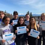 Fourth quarter Mariners on the Move are, from left to right, James Trissel, Juliann Techie, Oak Anderson, Lexie Sweeney, Jamen Anderson, Diamond Ojeda and Bristol Johnson. Not pictured is Zellah Symens. (Photo provided)
