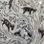 Original art by Mfanwy Dean showing at the Dean Family Gallery. (Photo provided)