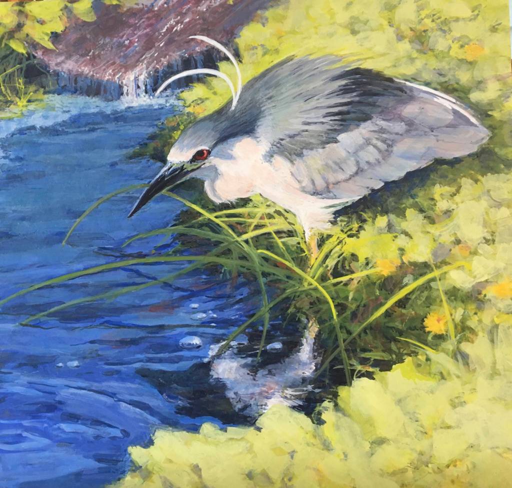 New work by Lorri L. Davis showing at Grace Ridge Brewery. (Photo provided)