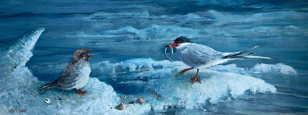 New work by Lorri L. Davis showing at Grace Ridge Brewery. (Photo provided)