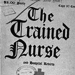The issue of The Trained Nurse and Hospital Review, from 1908, announced the graduation of Miriam Davidson as a registered nurse in a Methodist hospital in Des Moines, Iowa.