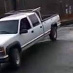 The white 2000 Chevrolet truck Alaska State Troopers allege Marco Ramirez stole from a Sterling home on April 25, 2022. Troopers arrested Ramirez on several warrants, but the truck with license plate GSS-713 remains missing. (Photo provided, Alaska State Troopers through Homer Police Department)