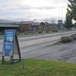 Homer Police said this area on East Pioneer Avenue in front of Homers Jeans and the Kachemak Bay Campus was where search dogs indicated a "car pick up," or a scent that suggested a person had gotten in a vehicle, for Anesha "Duffy" Murnane. Murnane was last seen in Homer, Alaska, on Oct. 17, 2019. This photo was take on Nov. 10, 2019. (Photo by Michael Armstrong/Homer News)