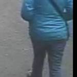 A security camera image of Anesha "Duffy" Murnane shows her leaving her Main Street apartment at 12:13 p.m. Oct. 17, 2019, in Homer, Alaska. (Photo provided)