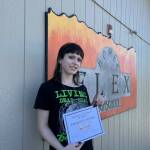 May Homer Flex School Phoenix Award winner Bea Strobel. (Photo by Beth Schneider/Homer Flex School)