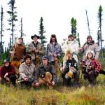 The 10 participants in season 9 of Alone, premiering on May 26, 2022, on the History Channel. Terry Burns of Homer is the third from left, back. Another Alaskan in the series, Jacques Tourcotte of Juneau, is the fourth from left, back. (Photo by Brendan George Ko/History Channel)