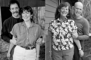Jim and Ruth Lavrakas, left, in 1997 and right, today. (Photos provided)