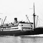 Photo courtesy of the Alaska Digital Archives
Denied overland access to Alaska in 1943, Miriam Mathers successfully made her way north in 1945 aboard the S.S. Denali, bound for the Port of Seward.