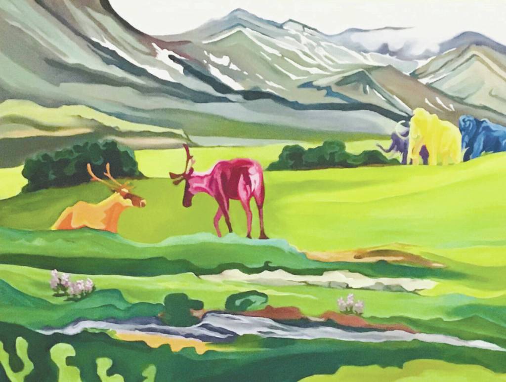 Photo provided
One of Iris Suttons paintings to be shown in June at the Homer Council on the Arts.