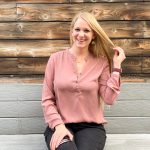 Tarryn Zerbinos poses for a photo taken in October 2021. (Photo courtesy of Grace Ridge Brewing)