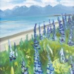 One of the paintings in the Homer Council on the Arts July show on the theme of landscapes. (Photo provided)