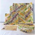 One of Lynn Nadens handpainted silk art works from her July show at Ptarmigan Arts. (Photo provided)